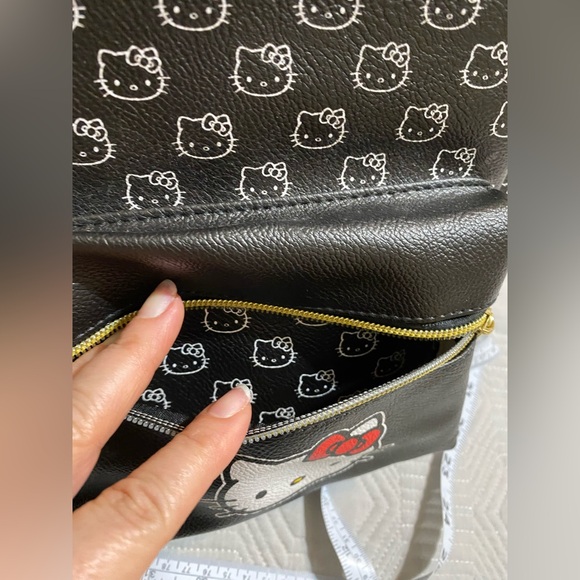 Hello Kitty Black Small Backpack NWT - Picture 3 of 9